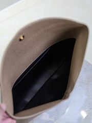 Fortok YSL Saint Laurent Cassandre Large Envelope Pouch Brown 29.5×18×4.5cm  - 6
