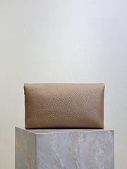 Fortok YSL Saint Laurent Cassandre Large Envelope Pouch Brown 29.5×18×4.5cm  - 4