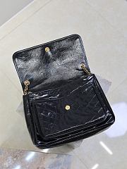 Fortok Saint Laurent Women's Niki Shoulder Bag Black 32x23x9cm  - 5