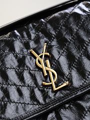 Fortok Saint Laurent Women's Niki Shoulder Bag Black 32x23x9cm  - 4