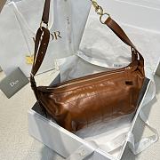 Fortok Christian Dior D-Journey Bag Brown 25.5*14.5*14cm  - 6