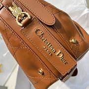 Fortok Christian Dior D-Journey Bag Brown 25.5*14.5*14cm  - 2