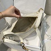 Fortok Christian Dior D-Journey Bag White 25.5*14.5*14cm  - 5