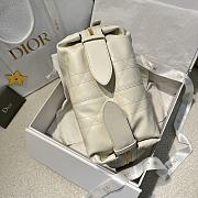 Fortok Christian Dior D-Journey Bag White 25.5*14.5*14cm  - 4
