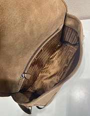 Fortok Prada Suede shoulder bag Cocoa Brown 30 x 20 x 11cm - 6