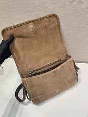 Fortok Prada Suede shoulder bag Cocoa Brown 30 x 20 x 11cm - 4