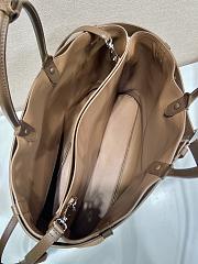 Fortok Prada Buckle suede bag with belt Cocoa Brown 48 x 34 x 18 cm - 2