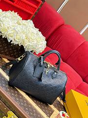 Fortok Louis Vuitton Soft Speedy Bag Black 30x21x17cm  - 5