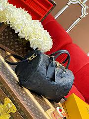Fortok Louis Vuitton Soft Speedy Bag Black 30x21x17cm  - 4
