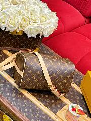 Fortok Louis Vuitton Soft Speedy Bag Monogram Brown 30x21x17cm  - 2