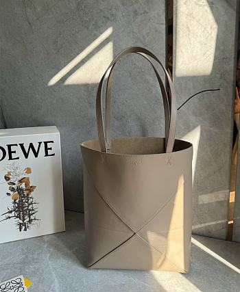 Fortok Loewe Puzzle Fold Tote Grey 25.5 x 14.5 x 31.5cm 