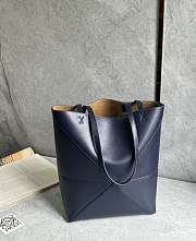 Fortok Loewe Puzzle Fold Tote Navy Blue 25.5 x 14.5 x 31.5cm - 2