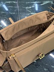 Fortok Prada Explore Large Re-Nylon shoulder bag with flap Brown 37.5 x 19 x 12 cm  - 2