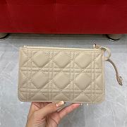Fortok Dior Toujours bag Dusty Ivory Macrocannage Calfskin 28x21x19cm - 2