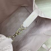 Fortok Dior Toujours bag Pink Macrocannage Calfskin 28x21x19cm - 4