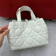 Fortok Dior Toujours bag Latte Macrocannage Calfskin28x21x19cm  - 3
