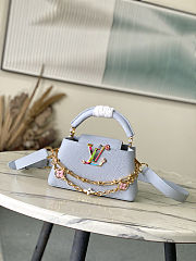 Fortok Louis Vuitton LV X Tm Capucines East-west Mini Blue 22 x 12 x 8 cm - 1
