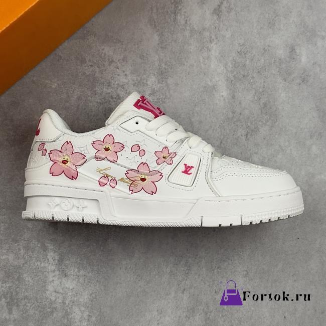Fortok Louis Vuitton x Takashi Murakami LV x TM LV Trainer Sneaker 1AGZEJ - 1