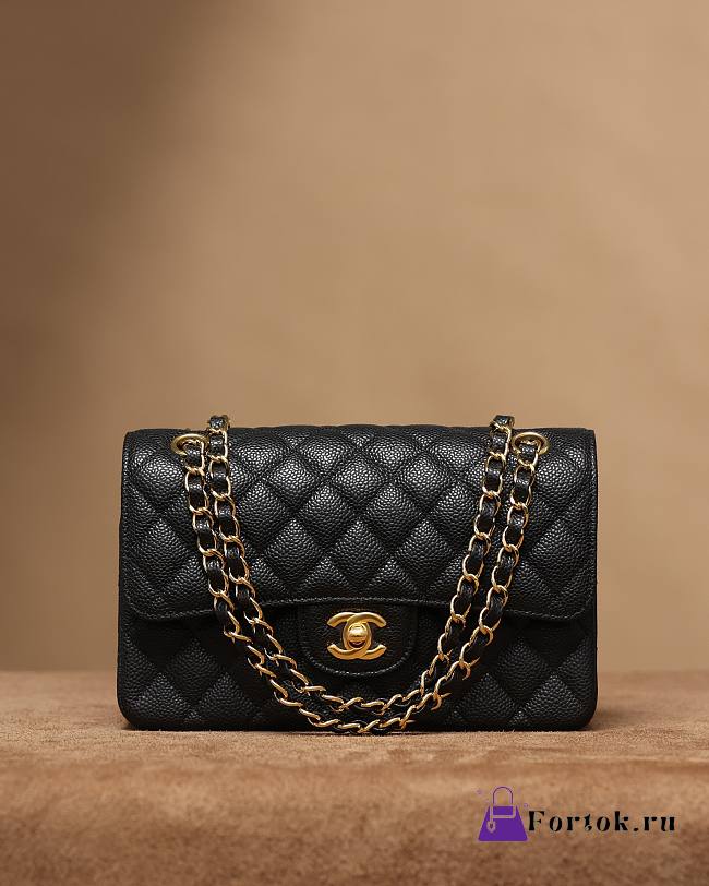 Fortok Chanel Flap Bag Caviar 14.5 x 23 x 6cm - 1