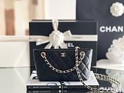 Fortok Chanel 25C Mini Tote Bag in black caviar 11x20x4cm - 1