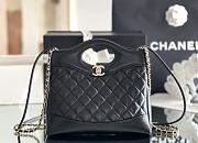 Fortok Chanel 31 mini shopping bag Black 22*24.5*5cm - 6