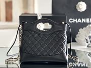 Fortok Chanel 31 mini shopping bag Black 22*24.5*5cm - 2