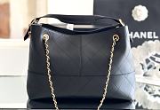 Fortok Chanel 25 Tote Bag Black 36:24:14cm - 2
