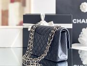 Fortok Chanel Flap Bag Black Caviar 15.5 x 25.5 x 6.5 cm  - 2