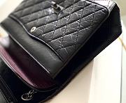 Fortok Chanel 2.55 CoCo black Silver Hardware 28cm - 2