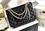 Fortok Chanel 2.55 CoCo black Gold Hardware 28cm  - 5