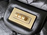 Fortok Chanel 2.55 CoCo black Gold Hardware 28cm  - 3