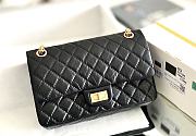 Fortok Chanel 2.55 CoCo black Gold Hardware 24cm - 1