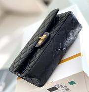Fortok Chanel 2.55 CoCo black Gold Hardware 24cm - 3