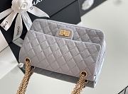 Fortok Chanel 2.55 CoCo Grey Gold Hardware 24cm  - 2
