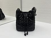 Fortok Dior  D-Motion Bucket Bag Black 18.5x20.5x11cm - 1