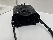 Fortok Dior  D-Motion Bucket Bag Black 18.5x20.5x11cm - 5
