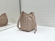 Fortok Dior  D-Motion Bucket Bag Beige 18.5x20.5x11cm - 4
