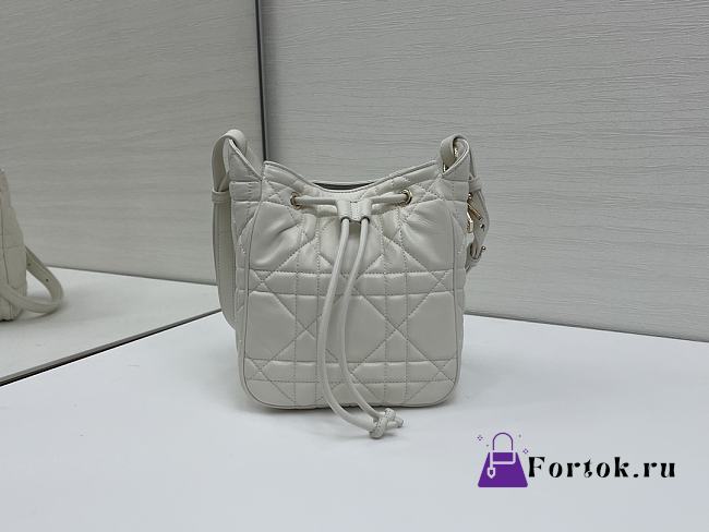 Fortok Dior  D-Motion Bucket Bag White 18.5x20.5x11cm - 1