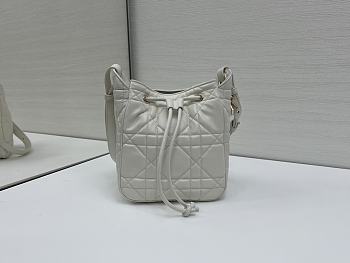 Fortok Dior  D-Motion Bucket Bag White 18.5x20.5x11cm