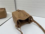 Fortok Dior  D-Motion Bucket Bag Brown 18.5x20.5x11cm - 4