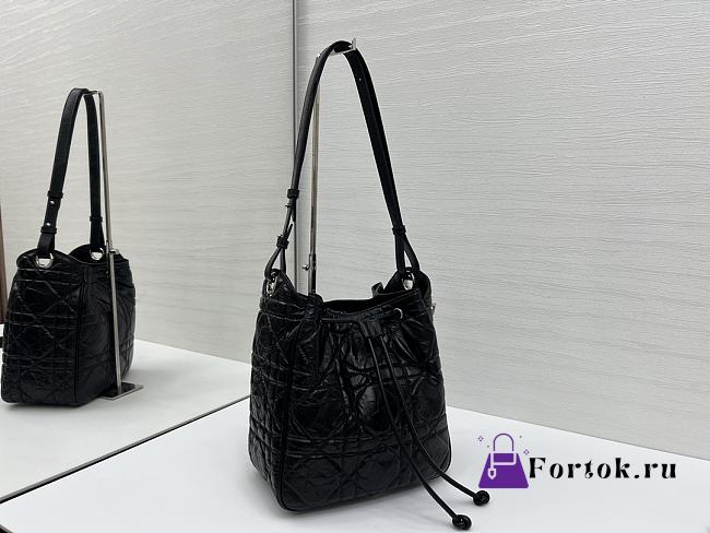 Fortok Dior  D-Motion Bucket Bag Black 23 x 24 x 13cm - 1