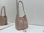 Fortok Dior  D-Motion Bucket Bag Beige 23 x 24 x 13cm - 5