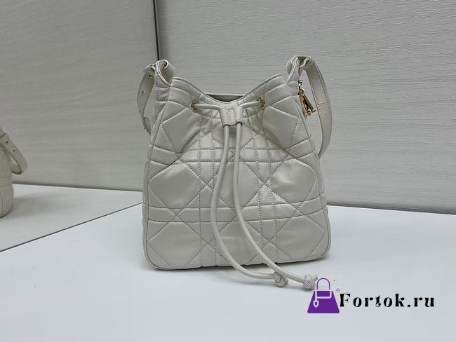 Fortok Dior  D-Motion Bucket Bag White  23 x 24 x 13cm - 1