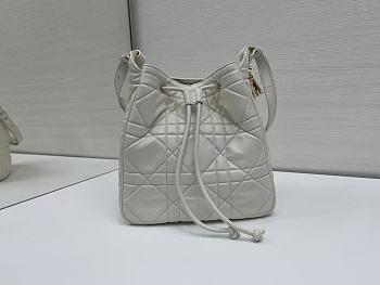 Fortok Dior  D-Motion Bucket Bag White  23 x 24 x 13cm
