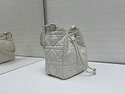 Fortok Dior  D-Motion Bucket Bag White  23 x 24 x 13cm - 5