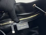 Fortok Dior  D-Motion Bucket Bag Black Gold Hardware 23 x 24 x 13cm - 3