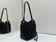 Fortok Dior  D-Motion Bucket Bag Black Gold Hardware 23 x 24 x 13cm - 2