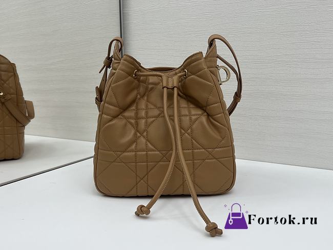 Fortok Dior  D-Motion Bucket Bag Brown 23 x 24 x 13cm - 1