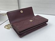 Fortok Dior My Dior Mini Bag Plum 21 x 11.5 x 4.5cm  - 6