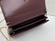 Fortok Dior My Dior Mini Bag Plum 21 x 11.5 x 4.5cm  - 4